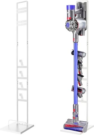 Підставка для пилососа OUTBROS для Dyson V15s-V6, металева, без свердління, біла