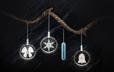 KRINNER Lumix Highlights LED-підсвічування настільне, акрил, блакитний cosmic, 76020