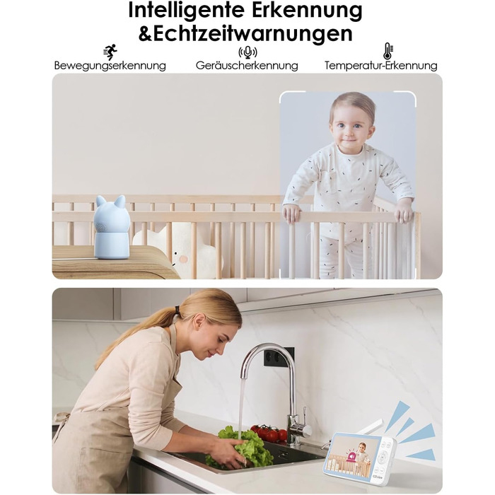 Відеоняня з камерою 2.5K та 5.5