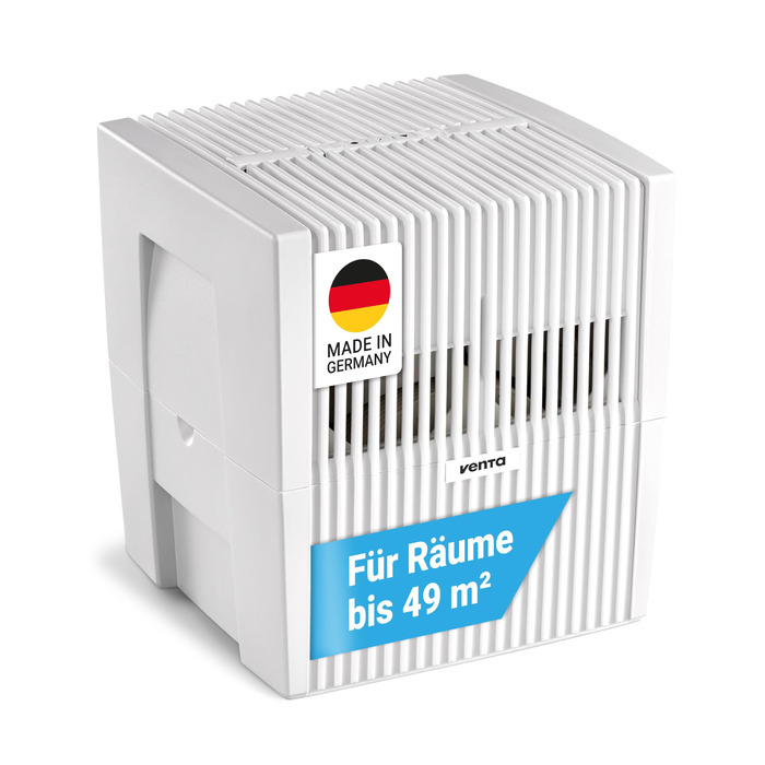 Зволожувач повітря Venta LW15 Classic Original (білий) – для кімнат до 49 м², ультратихий 20 дБ, 5 л, без фільтрів