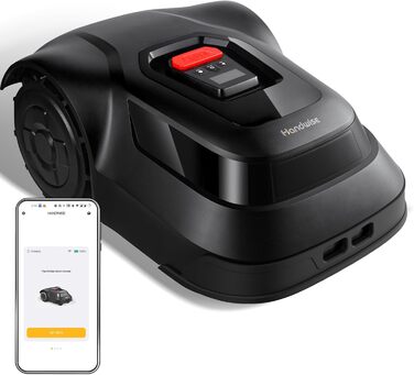 Робот-газонокосарка з WiFi/Bluetooth, 500 м², APP-керування, інтелектуальна навігація, налаштування зон, регулювання ножа, захист IPX6