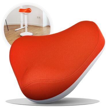 Офісний стілець SH-01 Zip з ергономічною спинкою та знімним чохлом (оранжевий). Активне сидіння, регулювання висоти 58-83 см