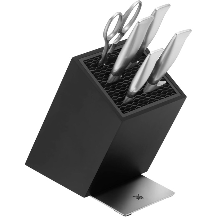 Набір кухонних ножів Grand Gourmet WMF, 6 предметів, Made in Germany, з блоком, 15 см, нержавіюча сталь