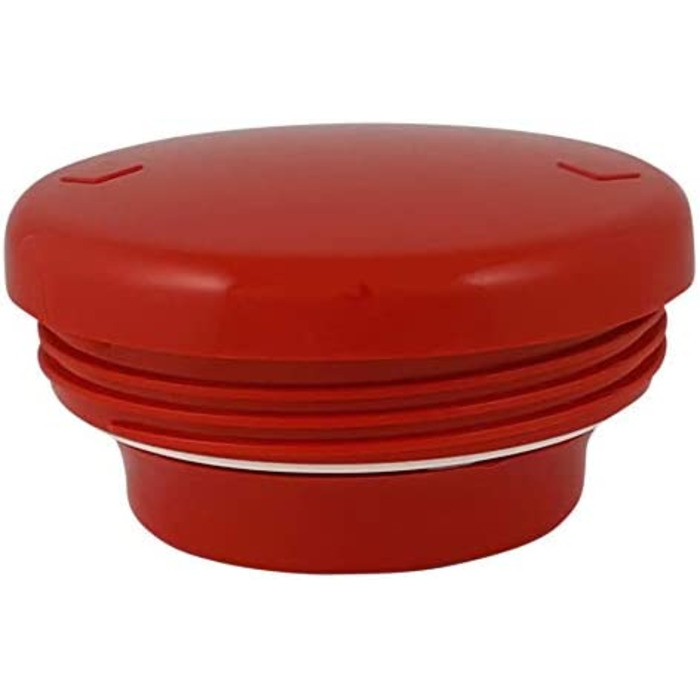 Термос Helios Mondo, 1 літр, червоний, з пластиковою ізоляцією