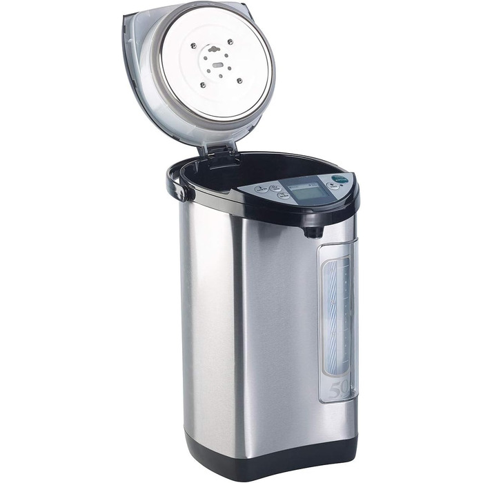 Електричний чайник Rosenstein & Söhne: диспенсер гарячої води, 5 літрів, 5 температурних режимів, 1200 Вт