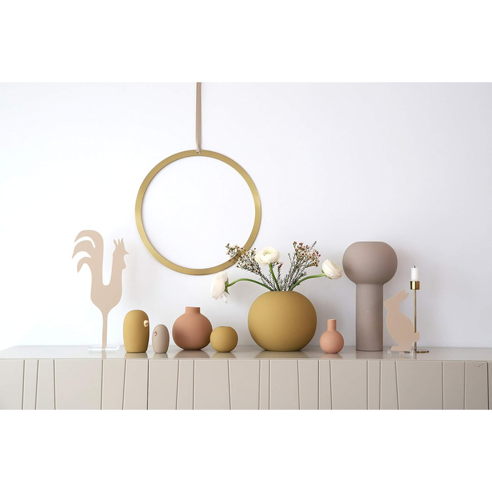 Ваза куляста Cooee Design, 20 см, охайний окер