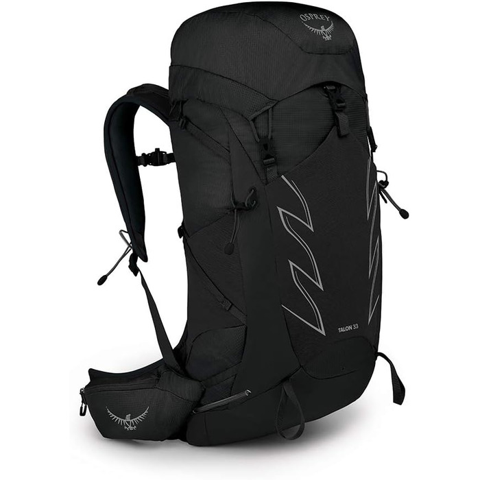 Чоловічий туристичний рюкзак Osprey Talon 33 (L-XL, Stealth Black, Single)