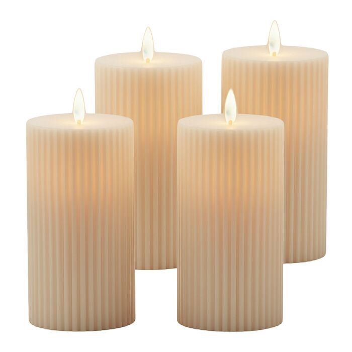 Набір з 4 LED-свічок Relaxdays