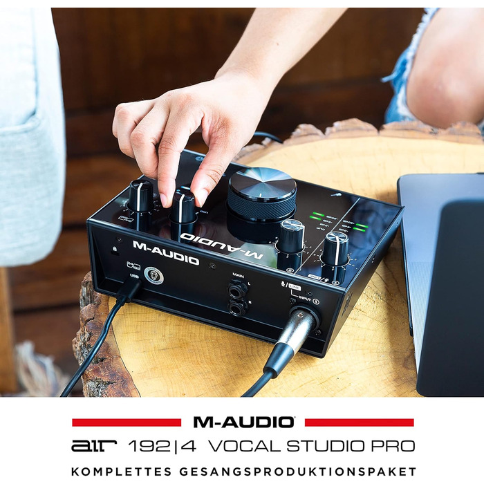 M-Audio Air 192|6: USB аудіоінтерфейс для професійного запису (2 XLR/Line входи, софт в комплекті)