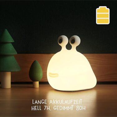 Дитячий LED нічник Momo Moon — регульований нічник для дітей та немовлят, сенсорна лампа для дитячої кімнати з USB-зарядкою