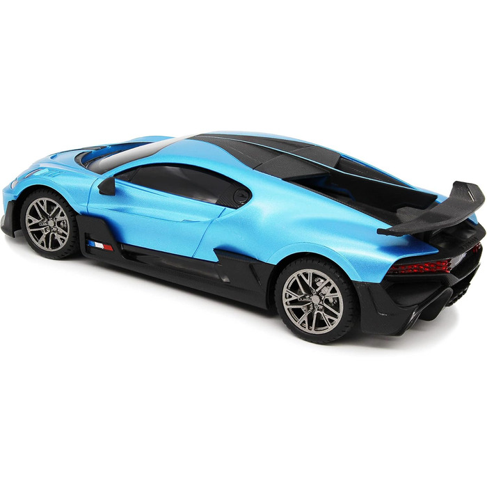 Модель автомобіля Bugatti Divo синього кольору 1:24 CMJ, радіокерування 2.4 GHz, офіційна ліцензія