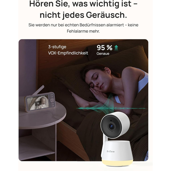 Відеоняня Dr.Care LumiView з камерою та монітором 5