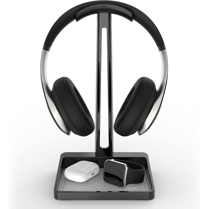 Підставка для навушників TotalMount – преміум-зберігання та захист (з сірою силіконовою підставкою)