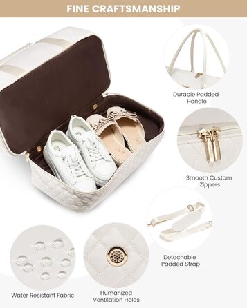 Сумка-мішок LOVEVOOK для жінок, 40л, 2 шт. (бежевий & хакі), з відділенням для взуття та мокрих речей, для подорожей, спортзалу, Gym, Yoga, ручна поклажа