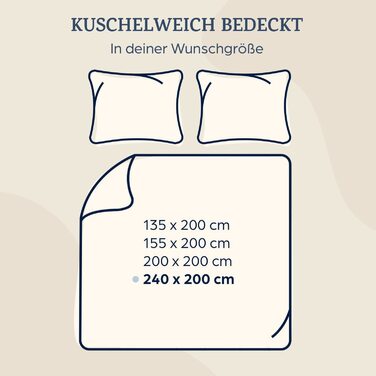 Пухова ковдра для сну 155x200 літня пухова ковдра, сертифікована EKO-TEX, для алергіків, дихаюча спальна ковдра, М'яка затишна пухнаста ковдра, пухова ковдра, товста пухова ковдра (220 х 240 см)