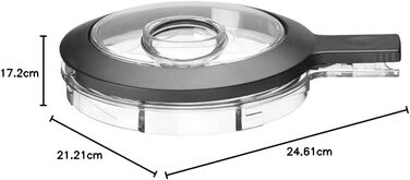 Міні-подрібнювач KitchenAid 5KFC3516EOB Onyx Black – для подрібнення, приготування соусів та заправок