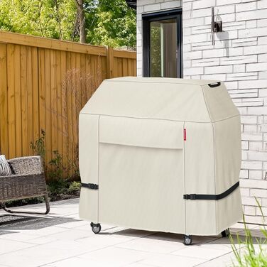 Водонепроникний чохол для газового гриля Porch Shield Premium 122x61x122 см, 600D, для Weber, Brinkmann, Char-Broil, світло-коричневий