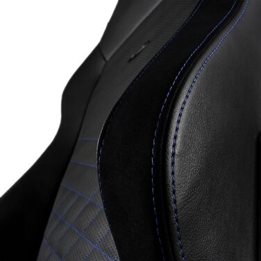 Крісло ігрове Noblechairs HERO - офісне крісло, стільниця з PU-шкіри, чорно-синій колір