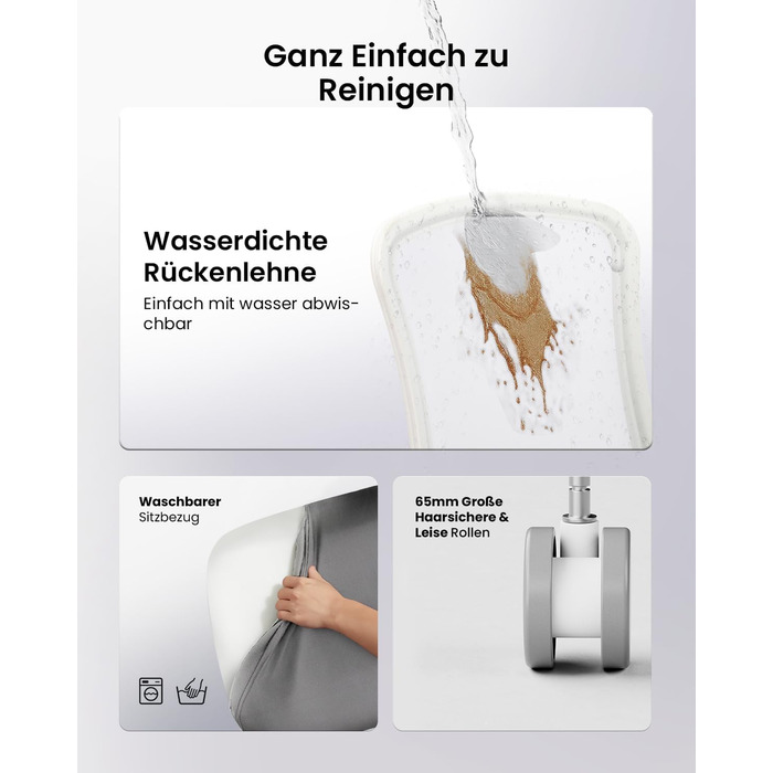 Офісний стілець ProtoArc Flexer ергономічний з регулюванням глибини сидіння, чорний. Сітчаста спинка, контурне сидіння для дому та офісу. Легкий монтаж.