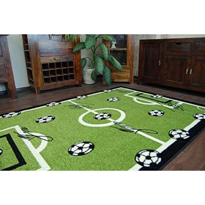 Килимок дитячий килимок Pilly - для дитячої кімнати, ігрові килимки, дитяча кімната, футбольне поле, трава, дитячий майданчик, зелений 280x370 см 280x370 см Pilly 8366 Зелений