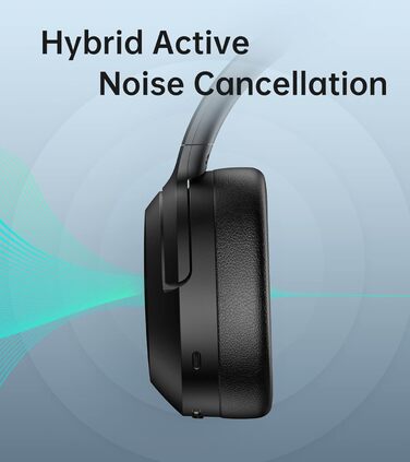 Гарнітура Edifier W820NB - сертифікація Hi-Res Audio, чорний