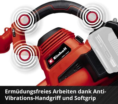 Акумуляторний лістозбір Einhell GE-CL 36/230 Li E-Solo Power X-Change (18V, функція збору та видування, турбо-режим, з насадкою для збору та видування, без акумулятора та зарядного пристрою)