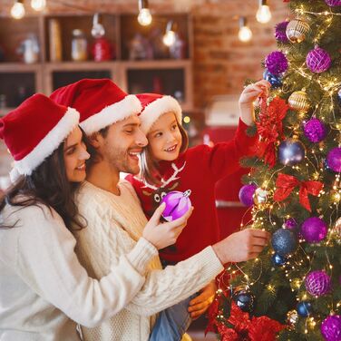 Набір новорічних кулічок Relaxdays (72 шт.)