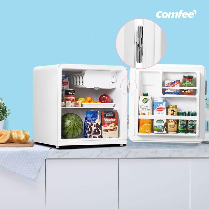 Mini холодильник Comfee RCD50WH1RT(E) – 47 л, білий, регулювання температури