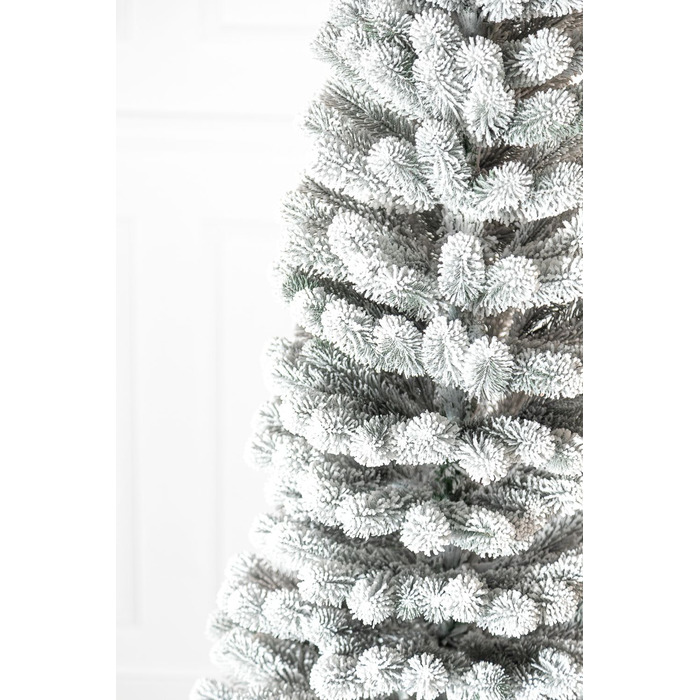 Ялинка лита 'Президентська' конусна ЗАСНІЖЕНА 1,80м