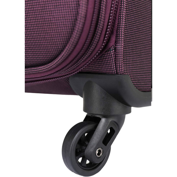 Чемодан тканинний BEIBYE, набір валіз, ручний багаж 54см, фіолетовий, з кодовим замком