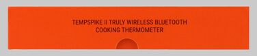 Термометр для м'яса ThermoPro Twin TempSpike бездротовий 150 м Bluetooth термометр для гриля Термометр для духовки Зарядний лоток з дисплеєм для духовки, гриля, шампура, можна мити в посудомийній машині Сірий