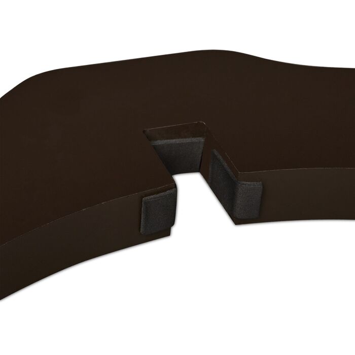 Захисний бар'єр Relaxdays коричневого кольору, 92 см