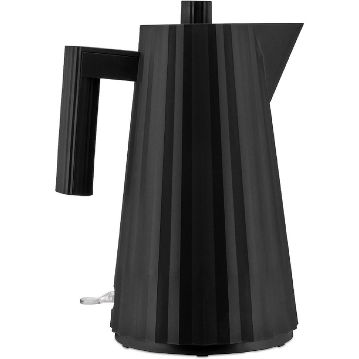 Електричний чайник Alessi Plissé MDL06 B/UK, 1.7 л, чорний, з англійським штекером, 2400W
