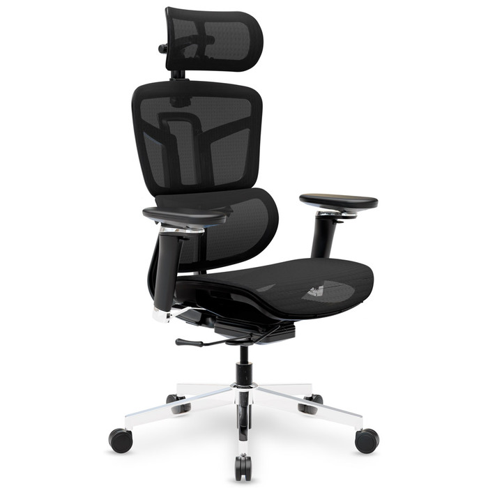 Крісло Mealux S4 Air Black (арт. HF-S4 M/B)