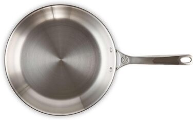 Сковорода LE CREUSET з нержавіючої сталі 3-шарова, 28 см, без антипригарного покриття