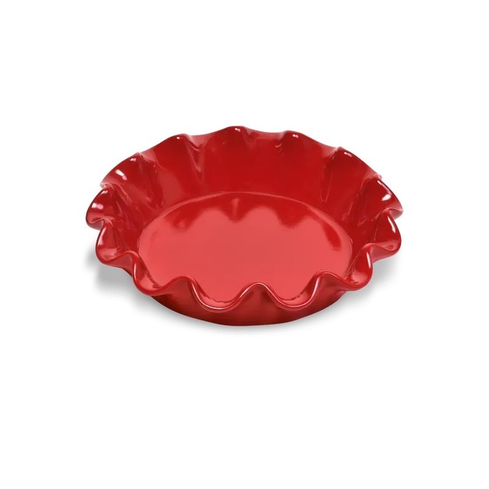 Форма для випічки/салатник хвиля Emile Henry Bakeware, 27 см червона (346187), Grand Cru