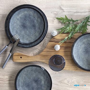 Набір посуду для кемпінгу Brunner Outdoor in Motion Melamin | 8 предметів (тарілки, миски, чашки) для 1-2 осіб | Tête a Tête Venetian | Зручний, міцний, антиковзний