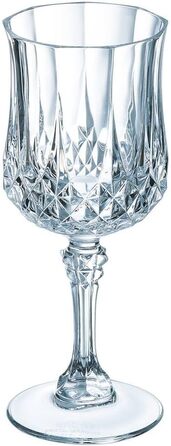 Келихи для коньяку Cristal d'Arques Paris Longchamp, 320 мл, 6 шт. - з Kwarx, посилена упаковка, блиск, прозорість та висока стійкість