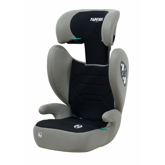 Автокрісло Nania Belem 2 в 1 I-SIZE, 15-36 кг, Група 2/3, 100-150 см, регульована спинка та підголівник, з бічними захистом