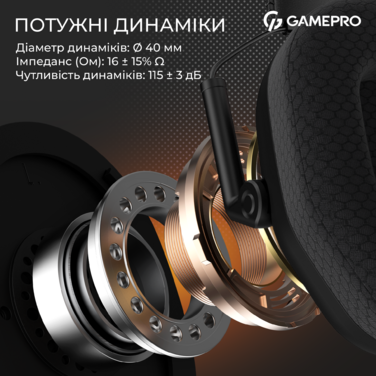 Бездротова ігрова гарнітура Gamepro Genesis Mercury Pro (HSW120B) 3-Mode