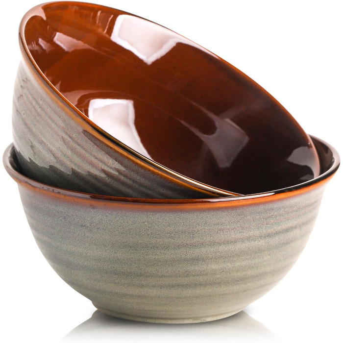 Набір керамічних мисок для перемішування Hasense, 2.1/1.0/0.5 Qt, ручної роботи, для салатів, кухні, зберігання, випічки, мікрохвильовки, посудомийної машини, з додаванням глини, білий (2400 мл)