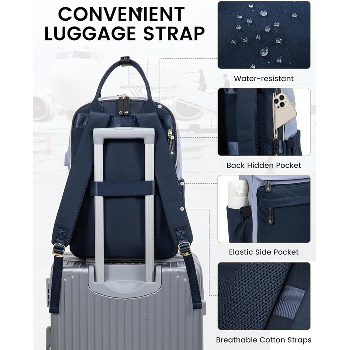 LOVEVOOK Рюкзак для жінок, рюкзак для ноутбука, рюкзак-рюкзак для подорожей, водонепроникний, сумка для роботи, рюкзак для жінок, велика шкільна сумка для підлітків, елегантний для школи, університету, подорожей, роботи, офісу, бежевий, хакі (15,6 дюймів,