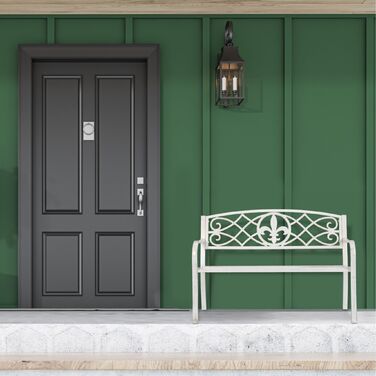 Лавочка для саду Relaxdays з металу