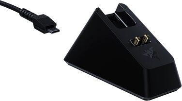 Підставка для навушників Razer Chroma з USB-хабом та RGB-підсвічуванням (7.1 Surround Sound, інтегрована підставка, протиковзкий фундамент) Білий (Чорний, Mouse Dock Chroma, Single)