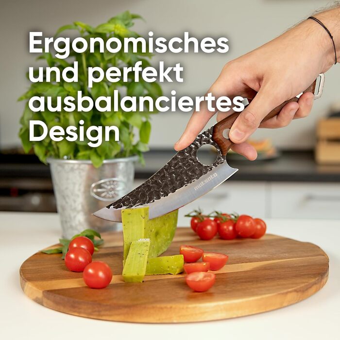 Ніж кухарський Matsato 15 см - оригінальний кухонний ніж для нарізання та подрібнення