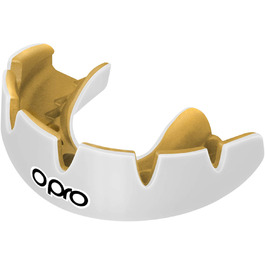 Каппа Opro для стоматологів, з революційною кліткою, забезпечує максимальний комфорт, захист і посадку, захист зубів для регбі, боксу, ММА (Біла)