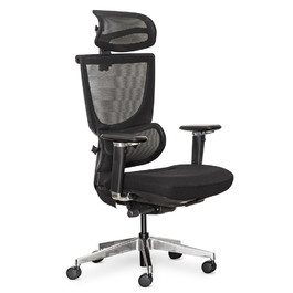 Крісло Mealux S8 Air Fabric Black (арт. HF-S8P F/B)
