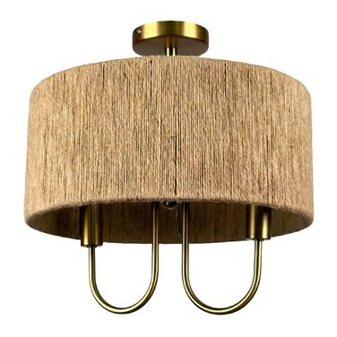 Relaxdays Дволампова стельова лампа