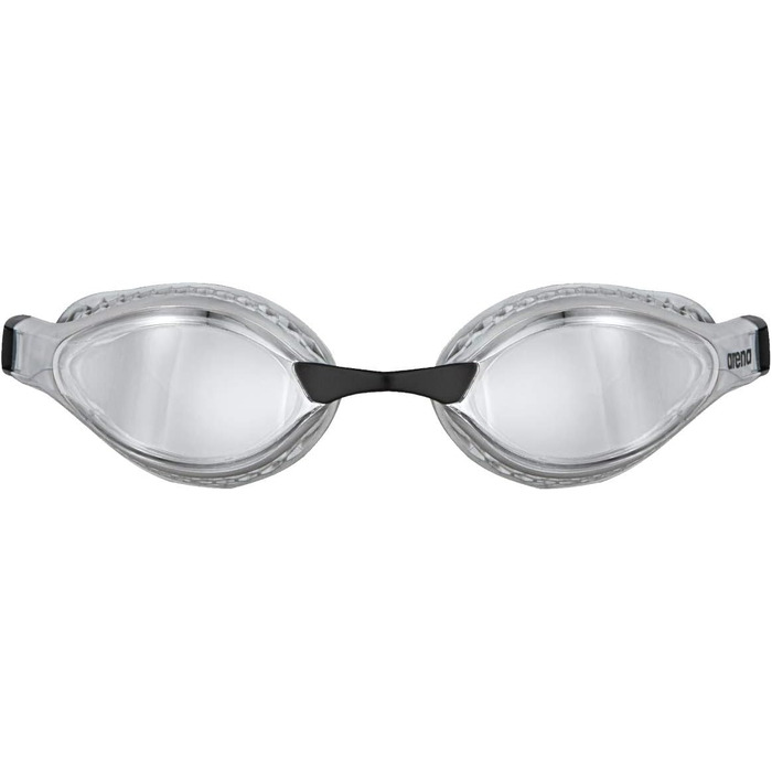Окуляри для плавання для дорослих, окуляри для плавання з широкими стеклами, захист від ультрафіолету, 3 змінних носових вушка, повітряні ущільнення, захисні ущільнення, один розмір підходить для всіх, сірий