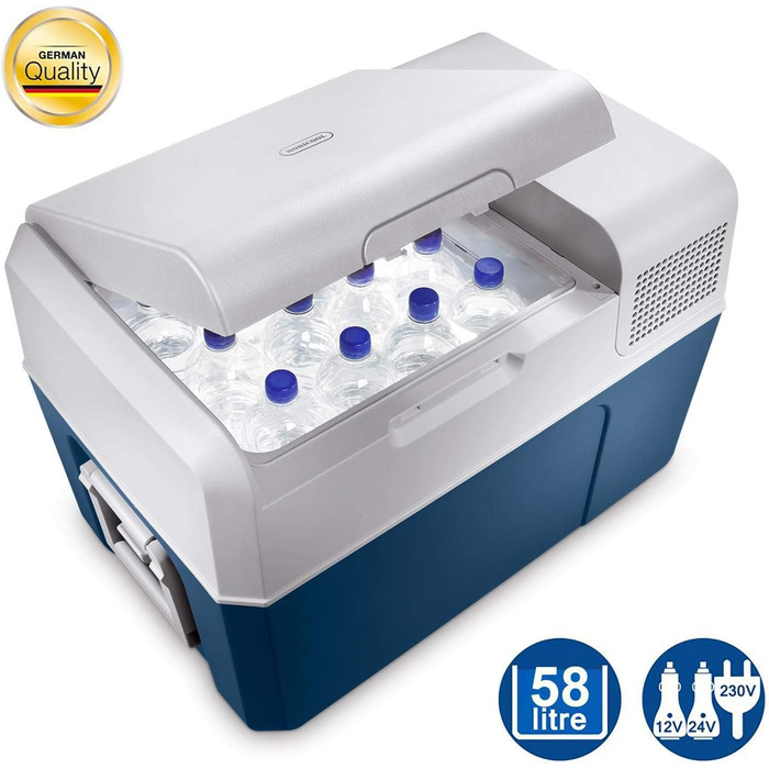 Термобокс MOBICOOL MCF40 Kompressor: 38 літрів, 12/24/230V, для авто, вантажівки, човна, кемпінгу та розетки